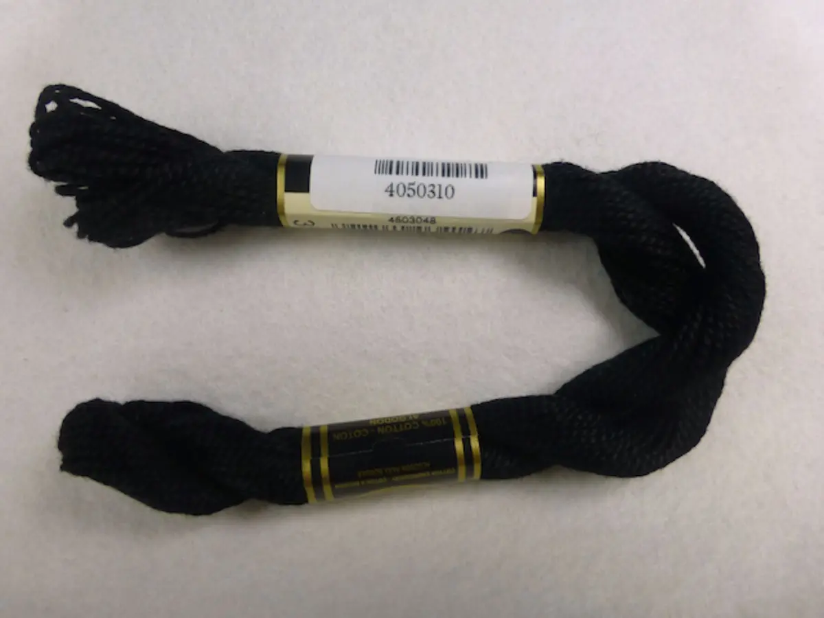 Pearl Cotton #5 Black 1