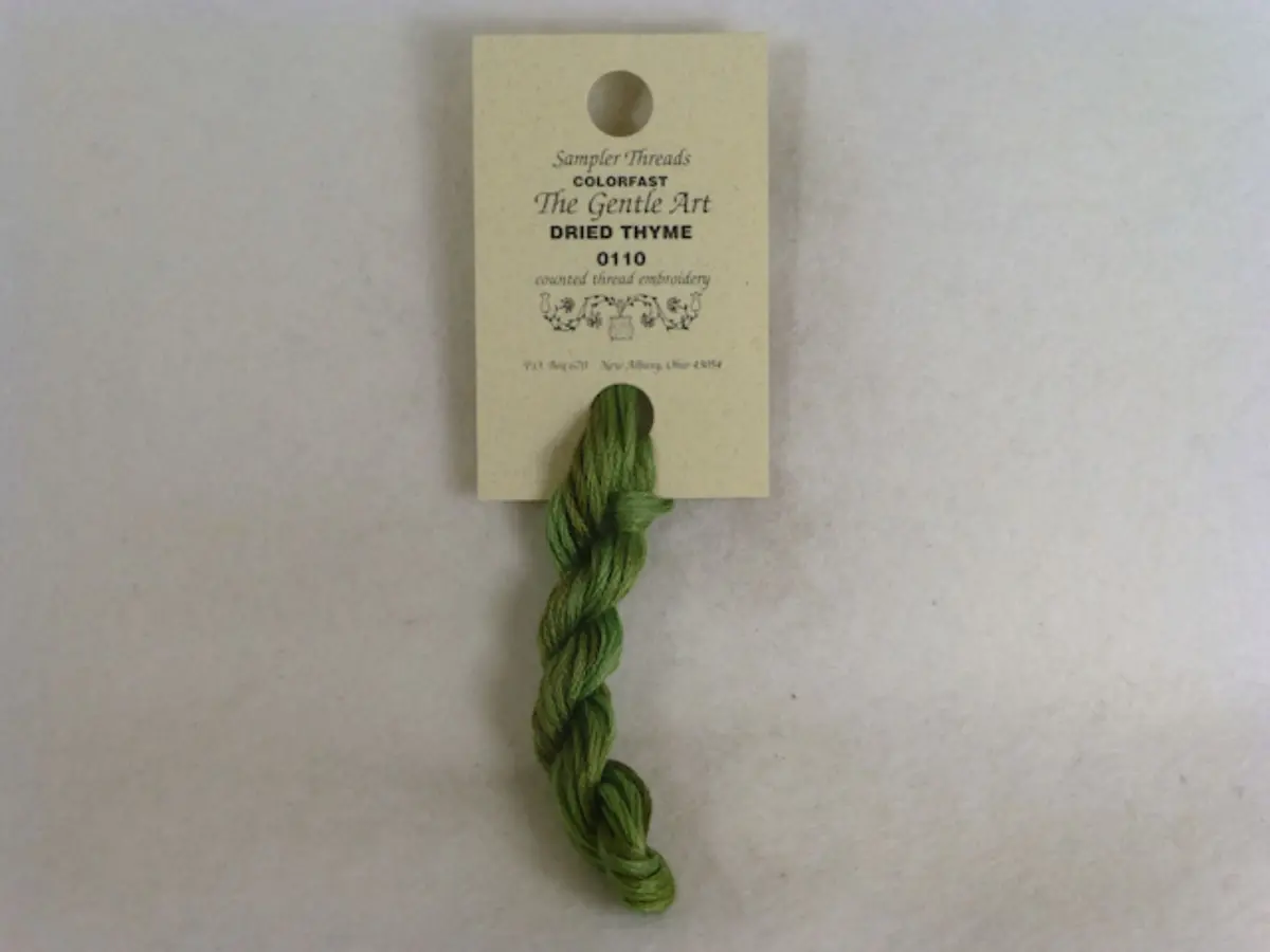 Sampler Threads 0110 Dried Thyme 1