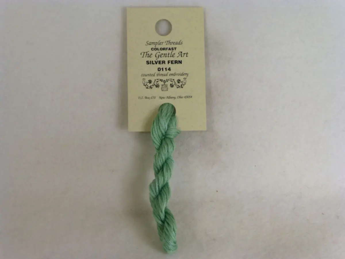 Sampler Threads 0114 Silver Fern 1