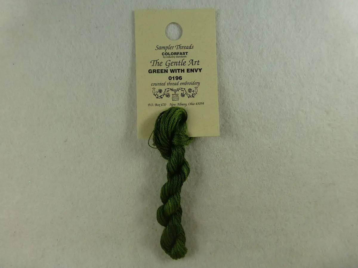 Sampler Threads 0196 Green With Envy 1