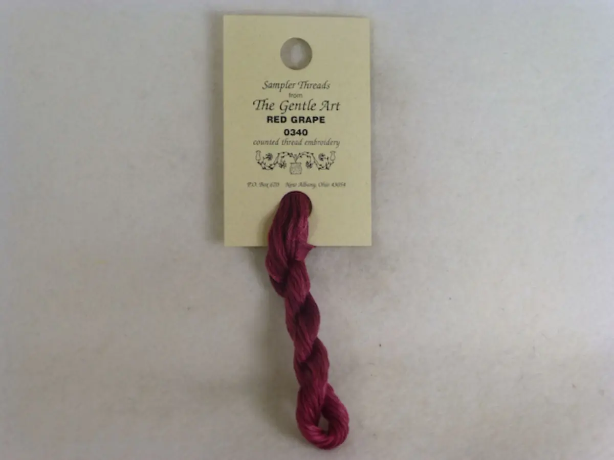 Sampler Threads 0340 Red Grape 1