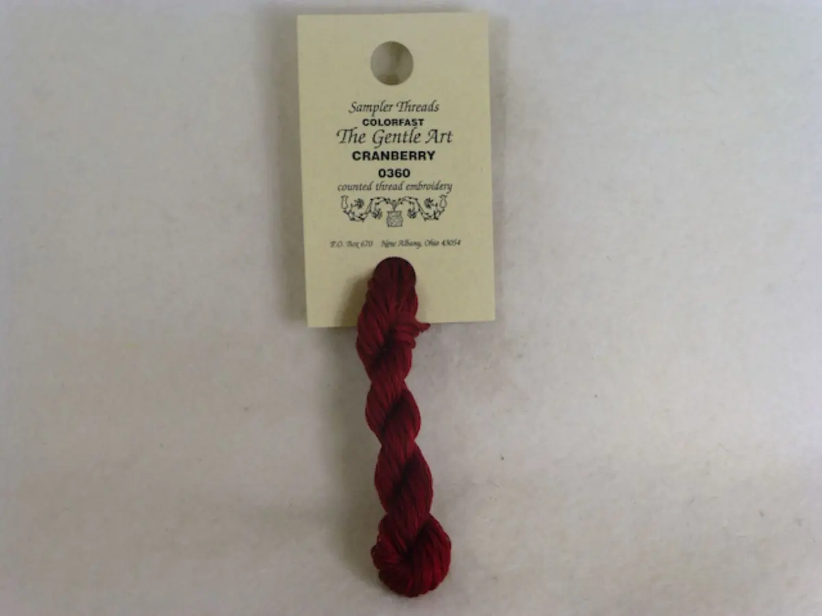 Sampler Threads 0360 Cranberry 1