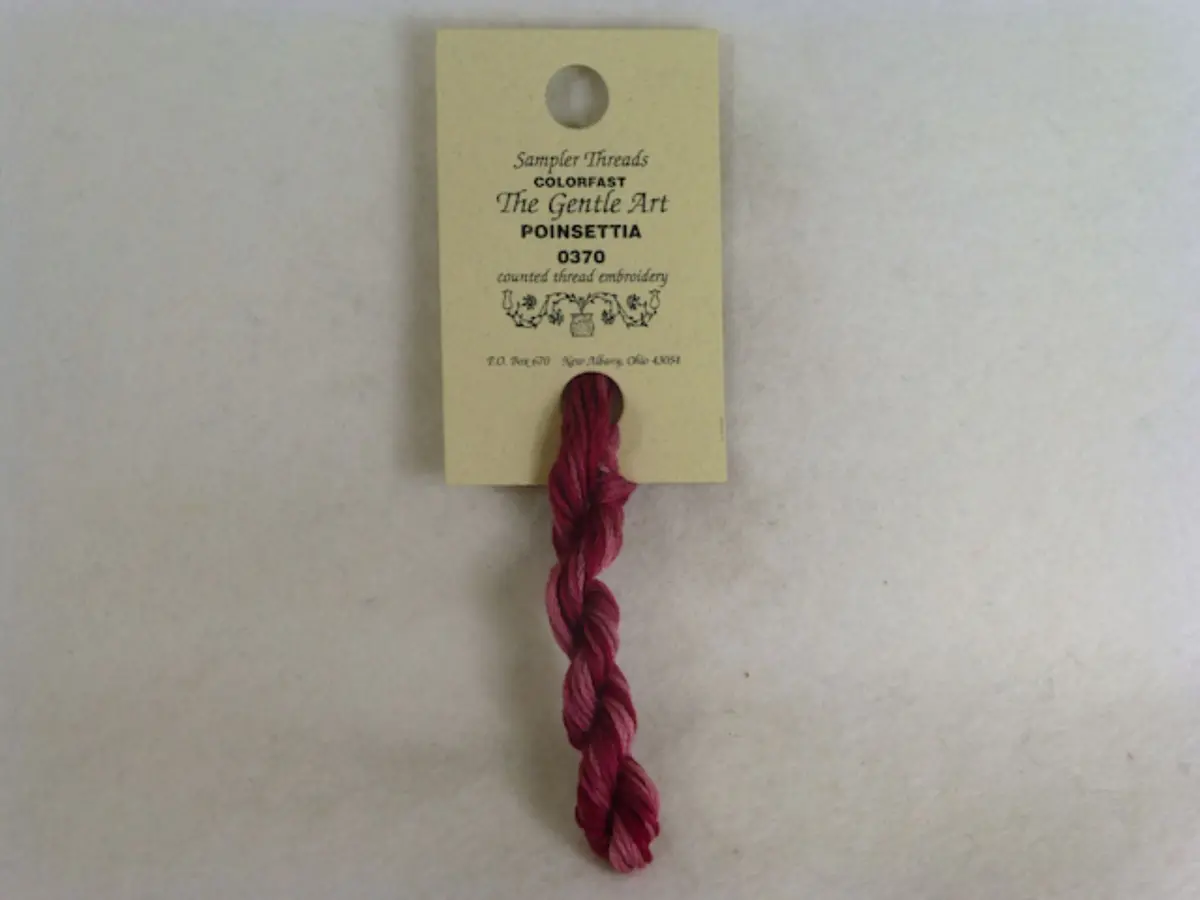 Sampler Threads 0370 Poinsettia 1