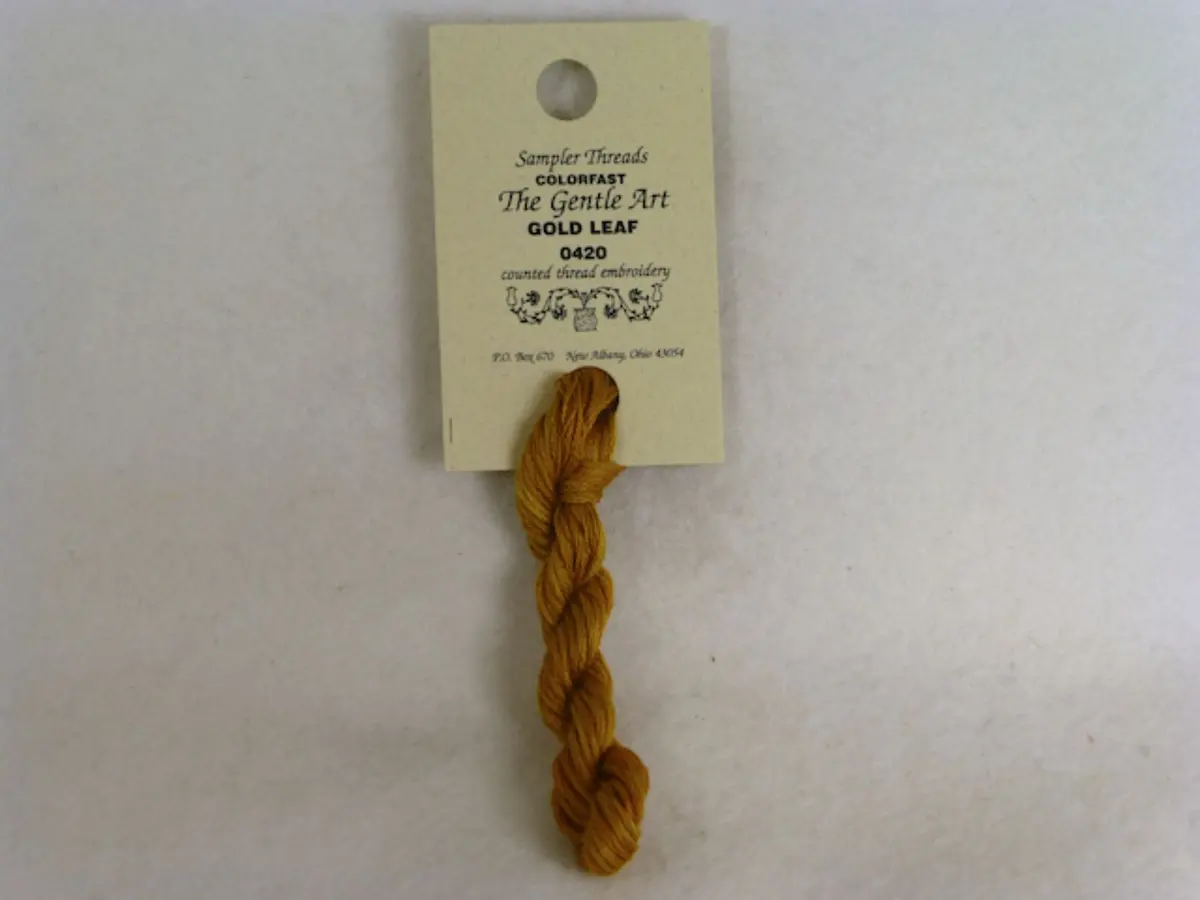 Sampler Threads 0420 Gold Leaf 1