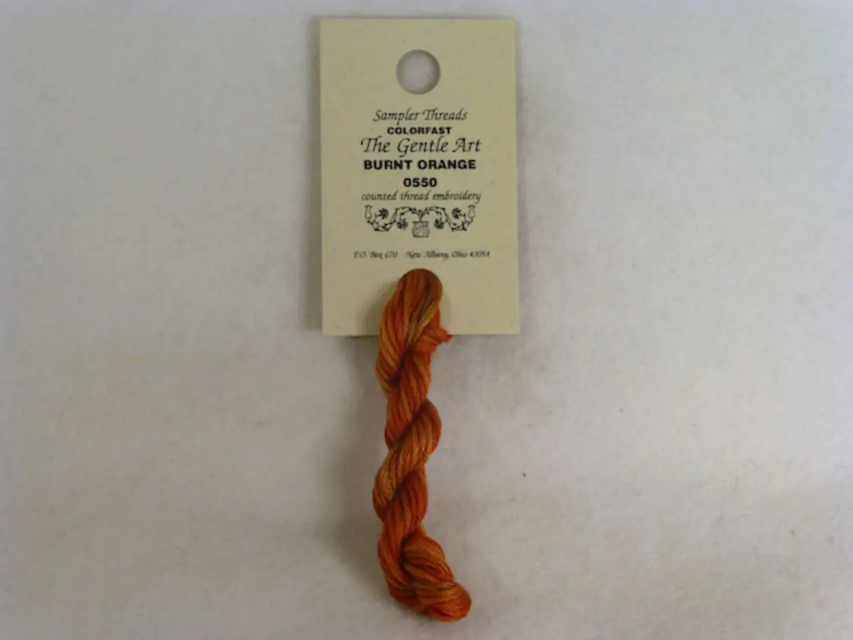 Sampler Threads 0550 Burnt Orange 1