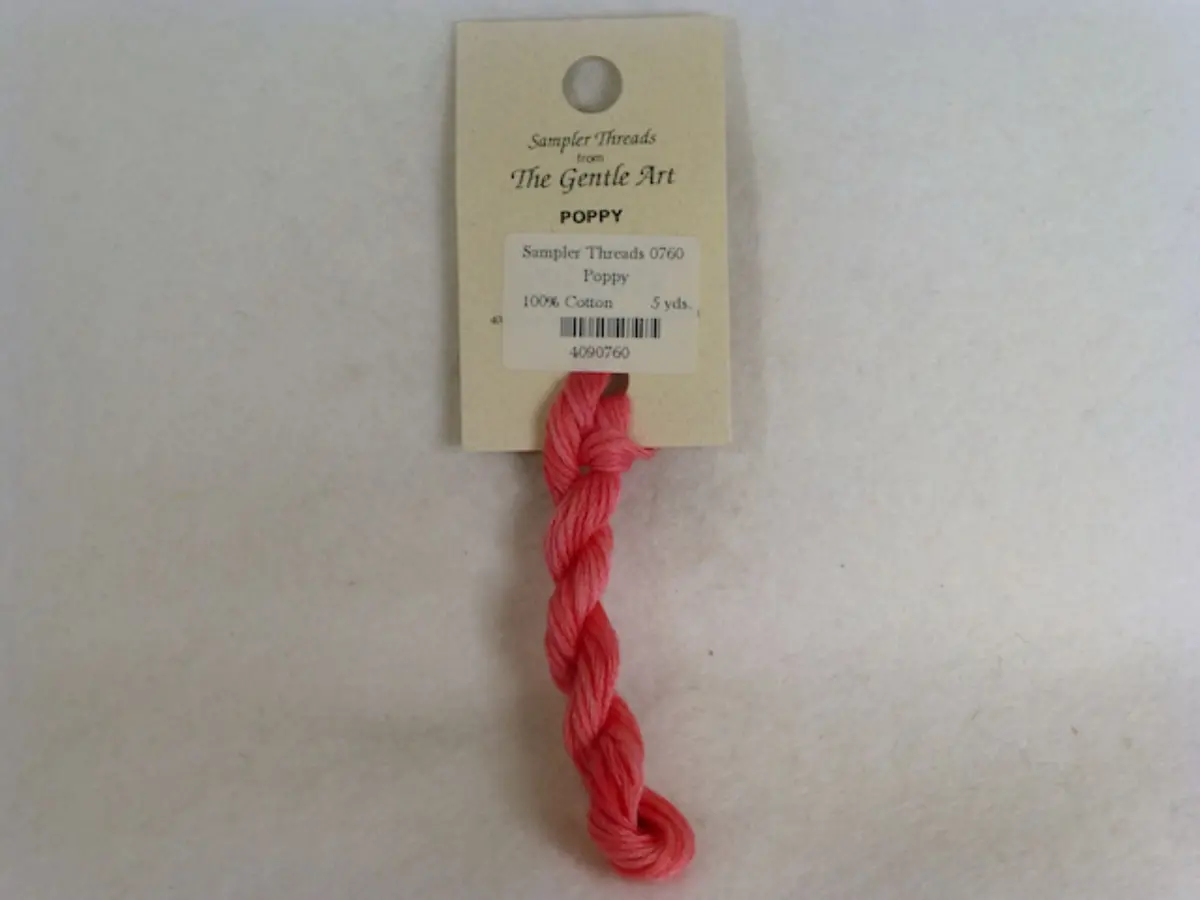Sampler Threads 0760 Poppy 1
