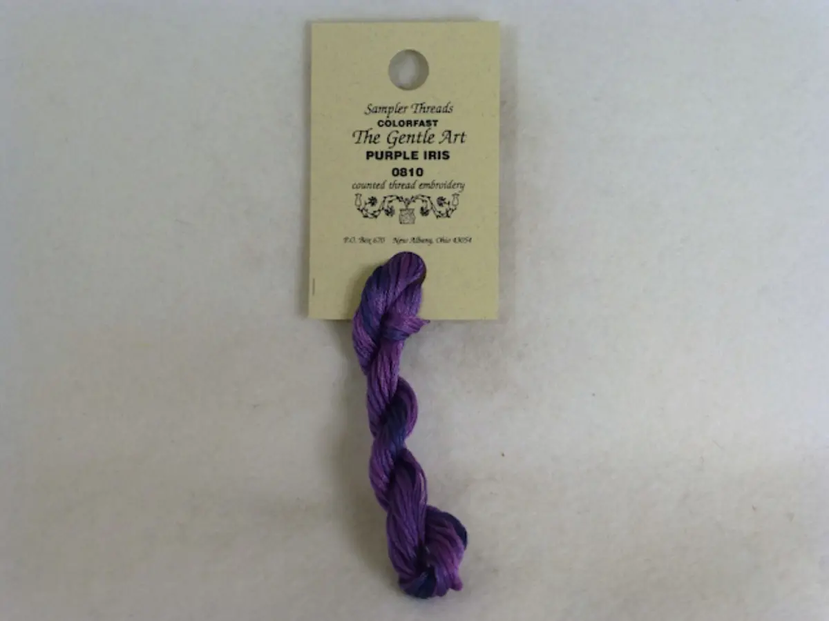 Sampler Threads 0810 Purple Iris 1