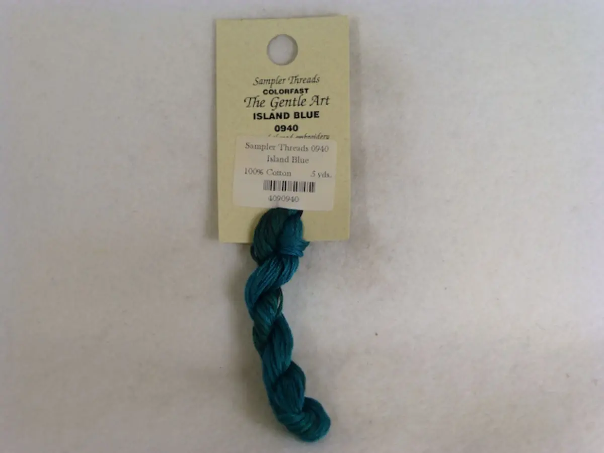 Sampler Threads 0940 Island Blue 1