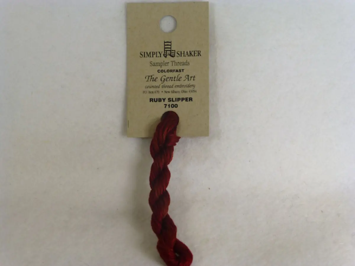 Simply Shaker 7100 Ruby Slipper 1