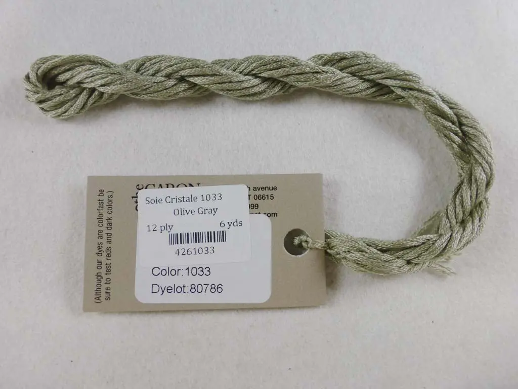 Soie Cristale 1033 Olive Gray 1