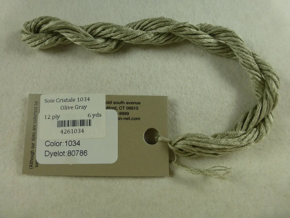 Soie Cristale 1034 Olive Gray 1