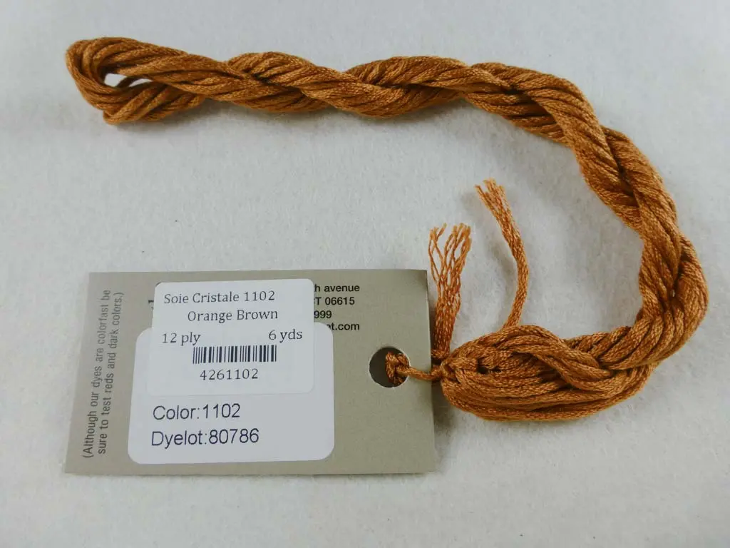 Soie Cristale 1102 Orange Brown 1