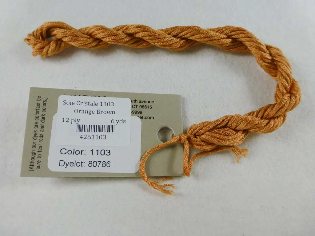 Soie Cristale 1103 Orange Brown 1