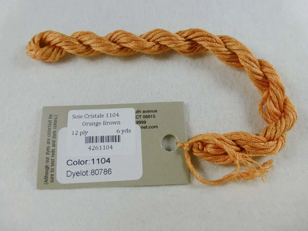 Soie Cristale 1104 Orange Brown 1