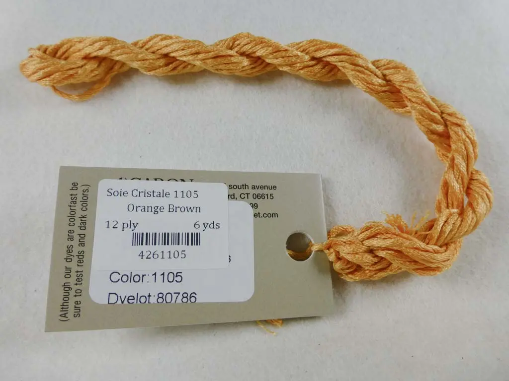 Soie Cristale 1105 Orange Brown 1