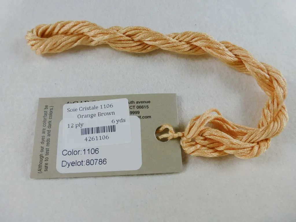 Soie Cristale 1106 Orange Brown 1