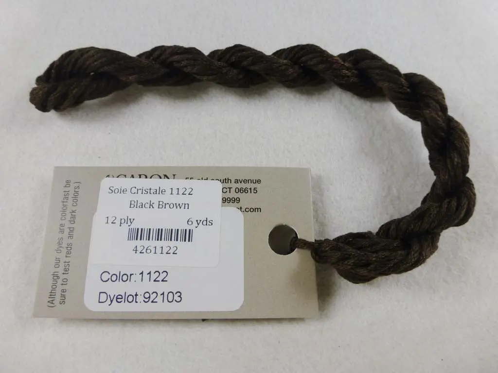 Soie Cristale 1122 Black Brown 1