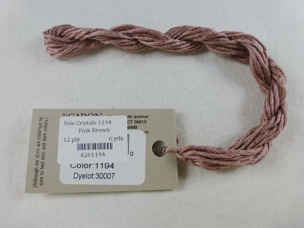 Soie Cristale 1194 Pink Brown 1