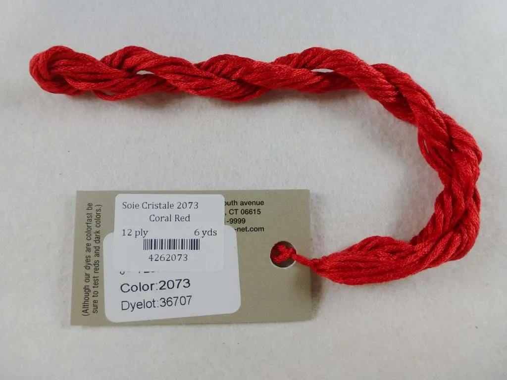 Soie Cristale 2073 Coral Red 1