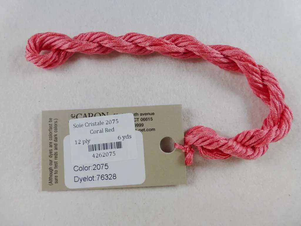 Soie Cristale 2075 Coral Red 1