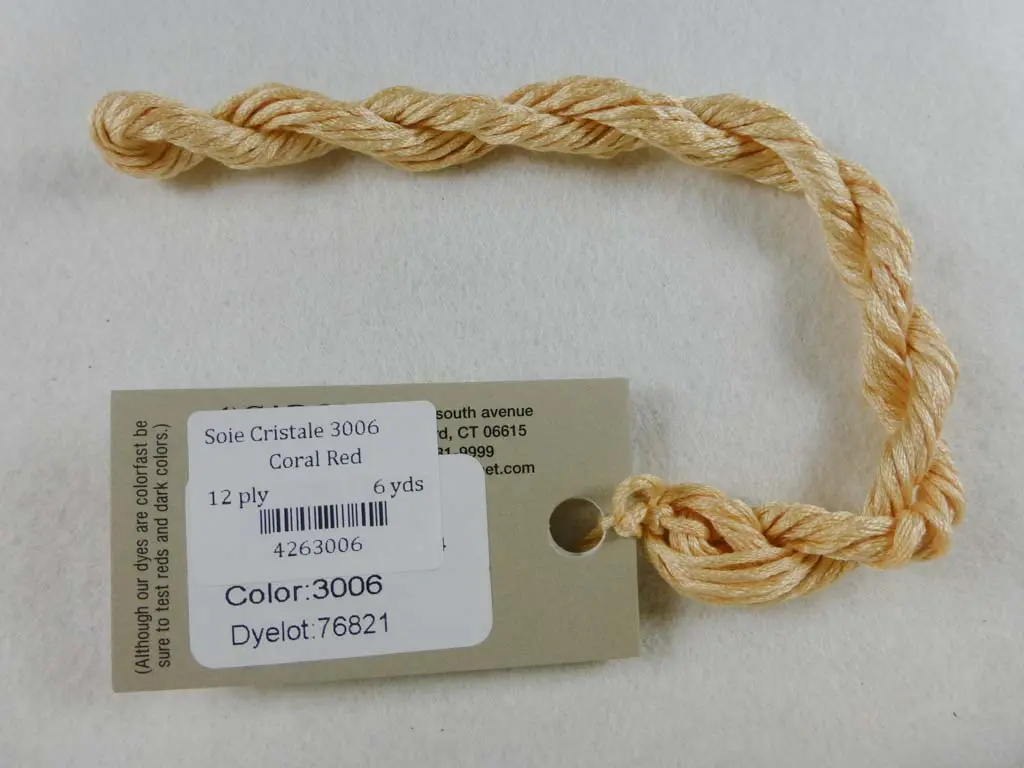 Soie Cristale 3006 Coral Red 1