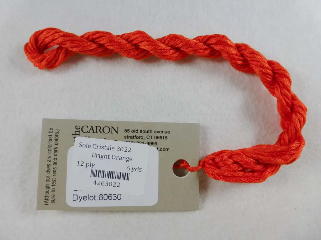 Soie Cristale 3022 Bright Orange 1