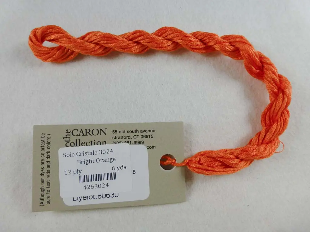 Soie Cristale 3024 Bright Orange 1