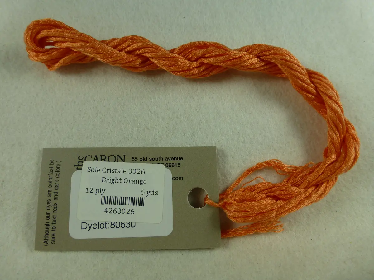 Soie Cristale 3026 Bright Orange 1