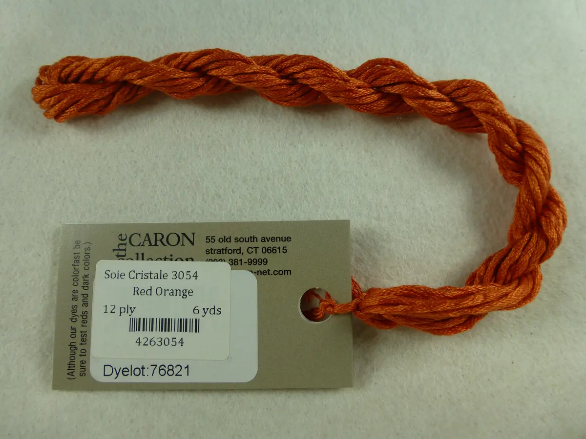Soie Cristale 3054 Red Orange 1