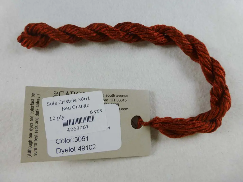 Soie Cristale 3061 Red Orange 1