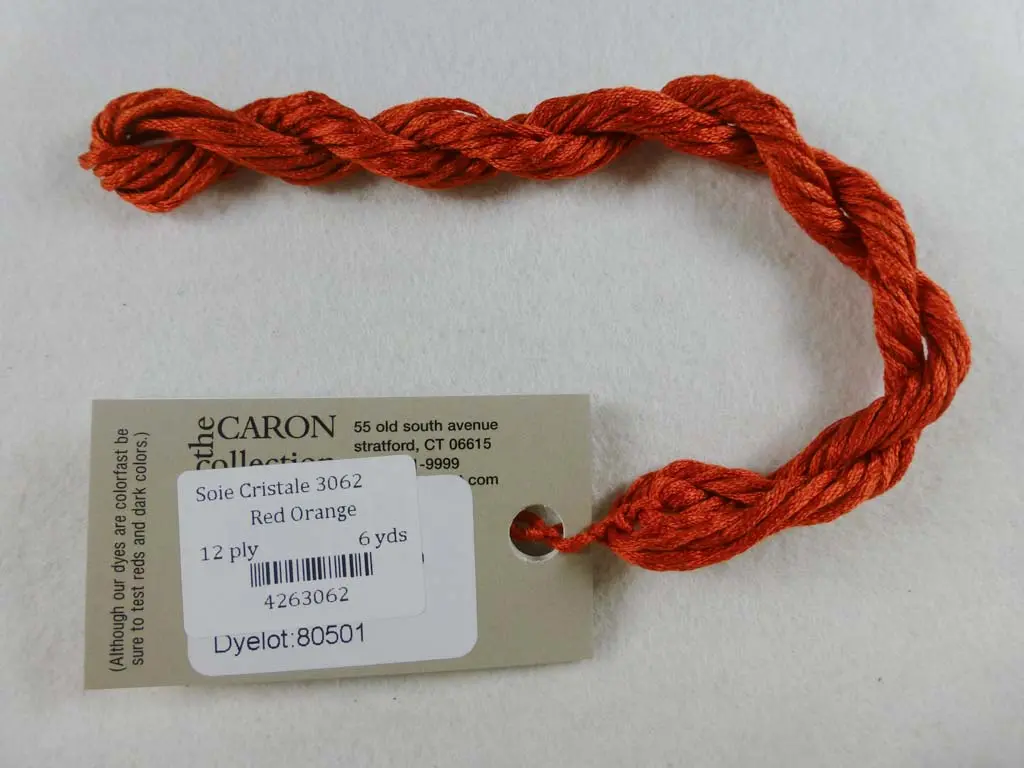 Soie Cristale 3062 Red Orange 1