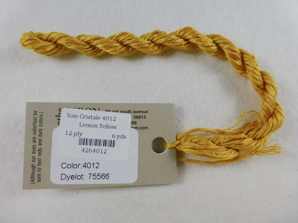 Soie Cristale 4012 Lemon Yellow 1