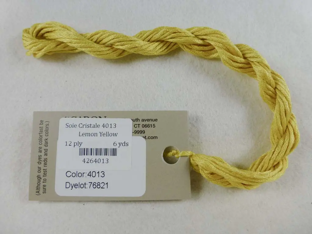 Soie Cristale 4013 Lemon Yellow 1