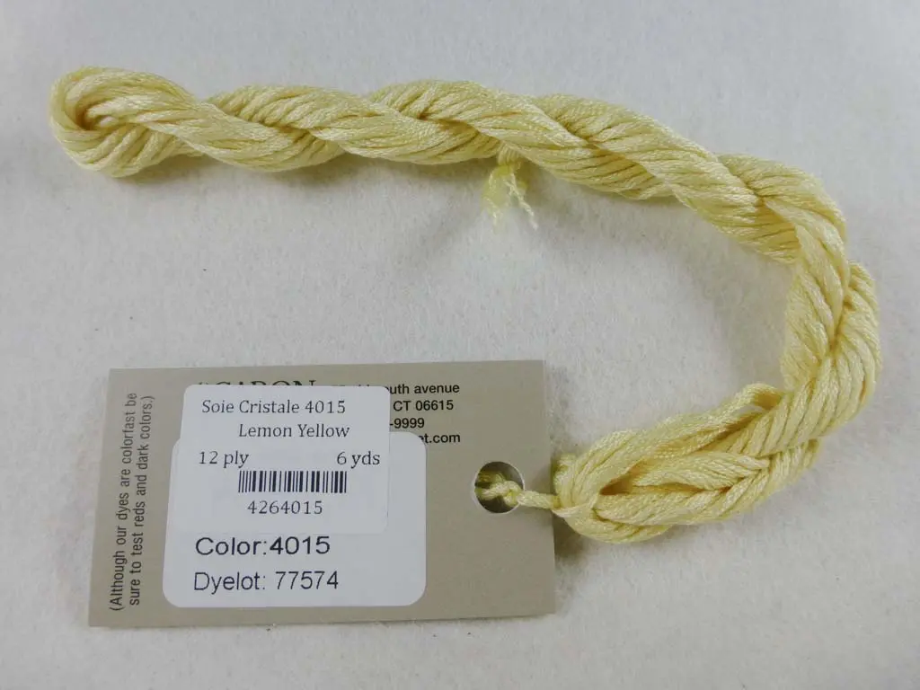 Soie Cristale 4015 Lemon Yellow 1
