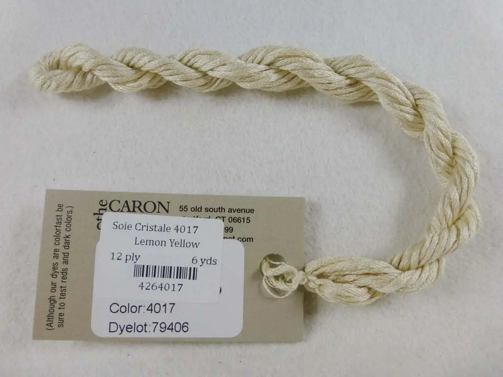 Soie Cristale 4017 Lemon Yellow 1