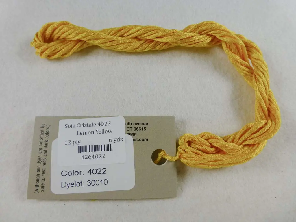Soie Cristale 4022 Lemon Yellow 1