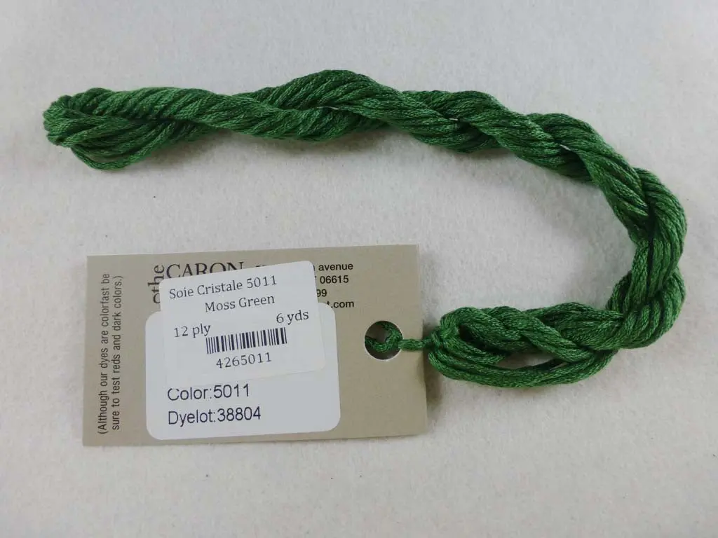 Soie Cristale 5011 Moss Green 1