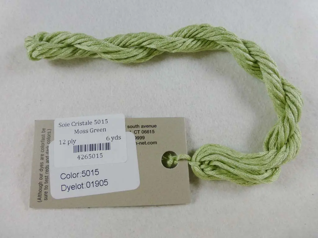 Soie Cristale 5015 Moss Green 1