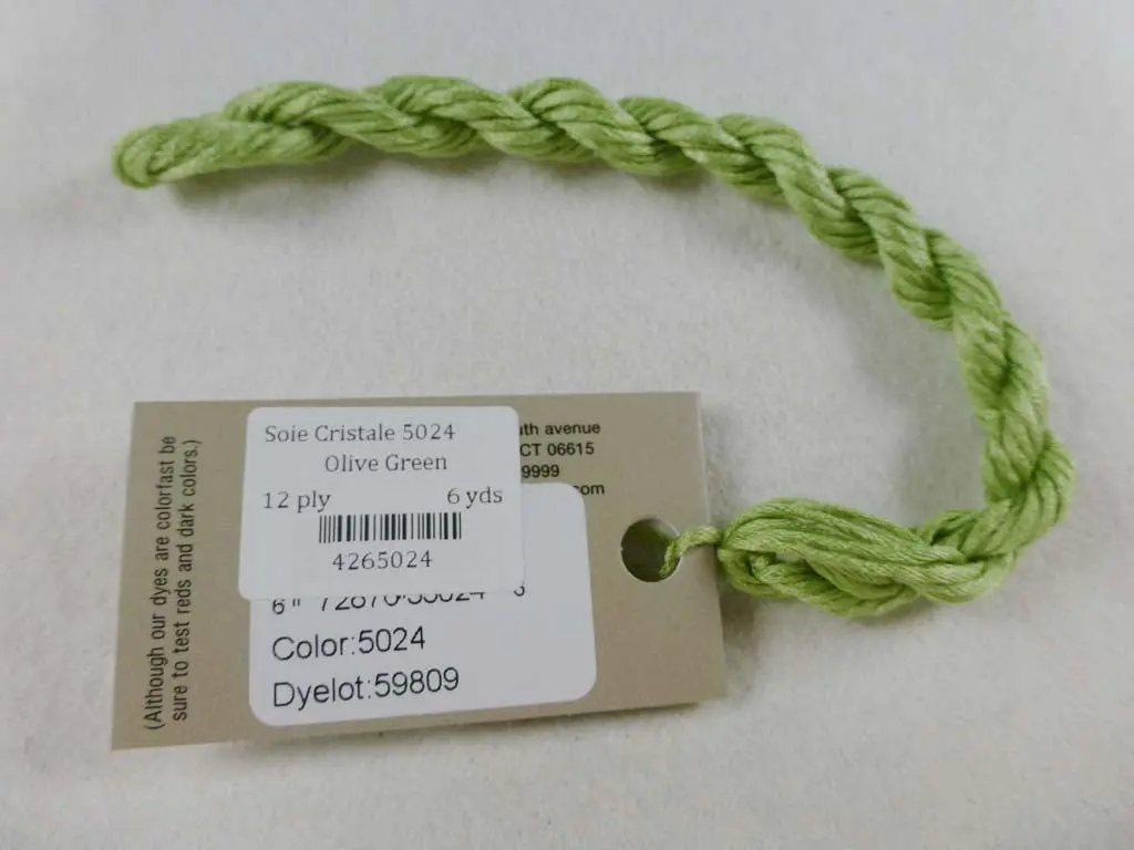 Soie Cristale 5024 Olive Green 1