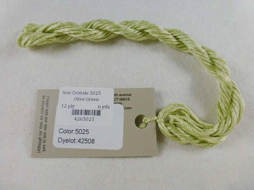 Soie Cristale 5025 Olive Green 1