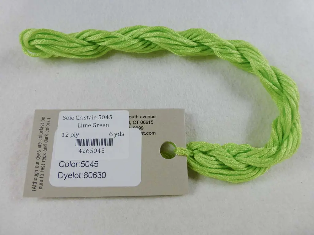 Soie Cristale 5045 Lime Green 1