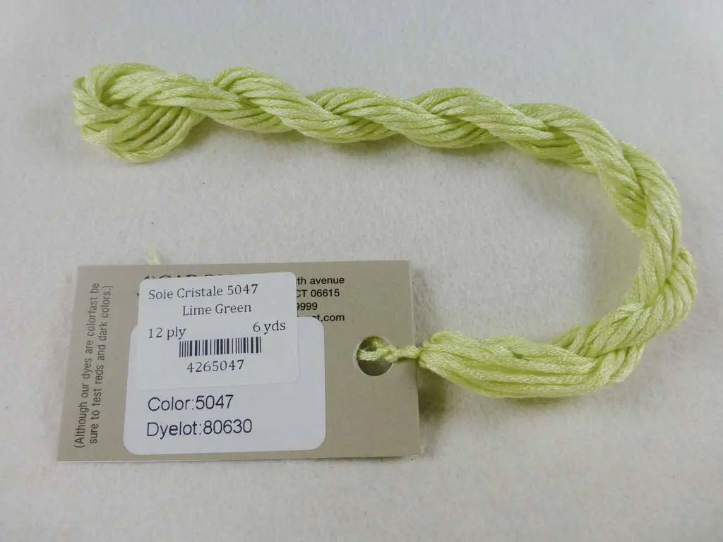 Soie Cristale 5047 Lime Green 1