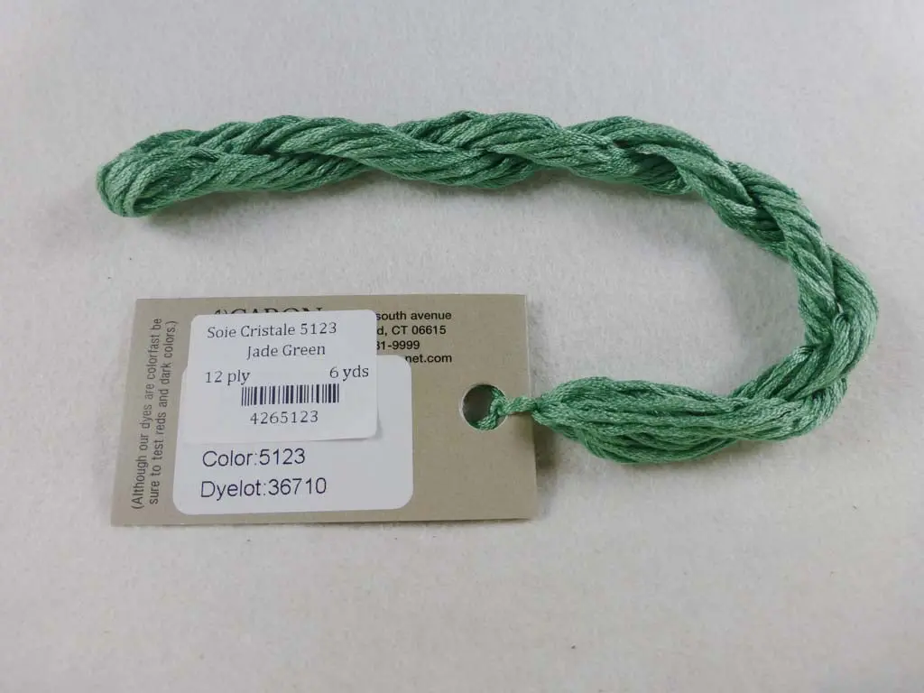 Soie Cristale 5123 Jade Green 1