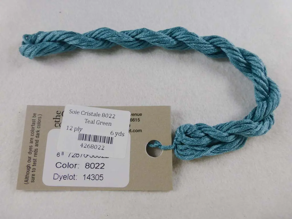Soie Cristale 8022 Teal Green 1