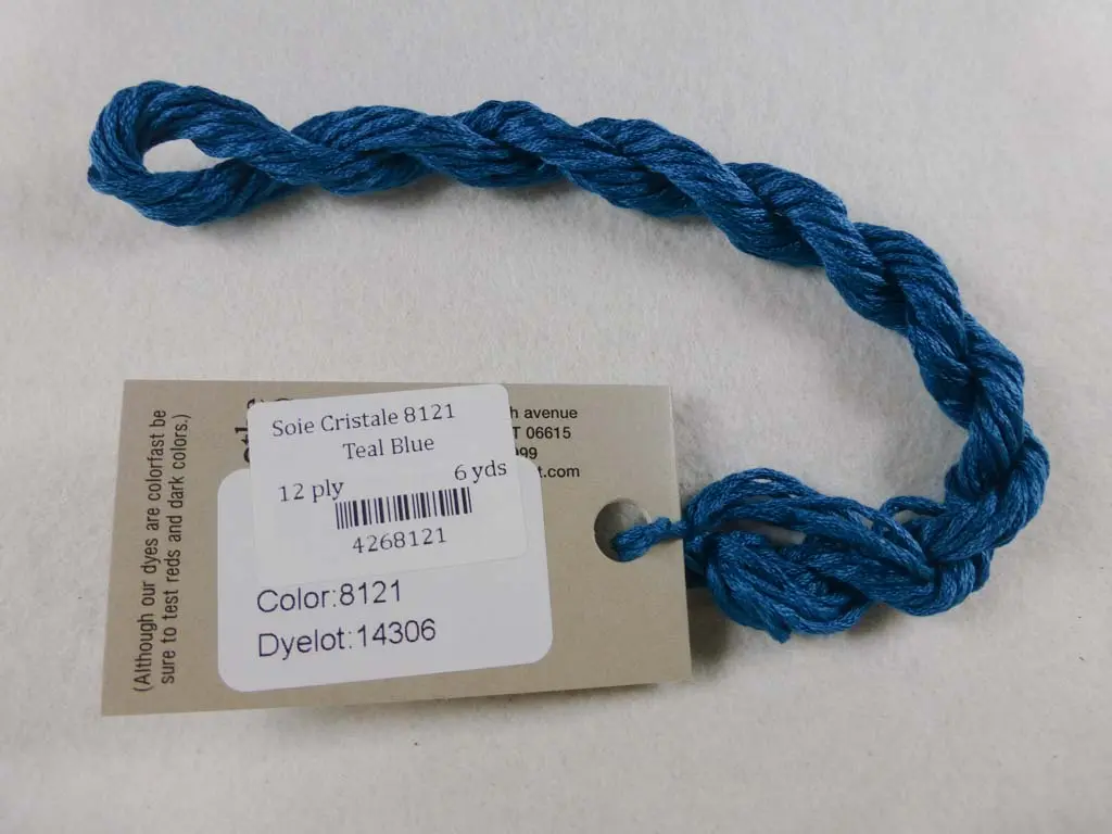 Soie Cristale 8121 Teal Blue 1
