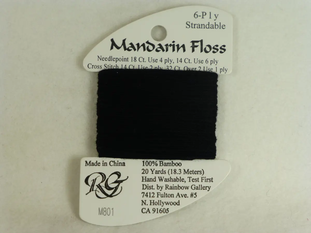 Mandarin Floss M801 Black 1