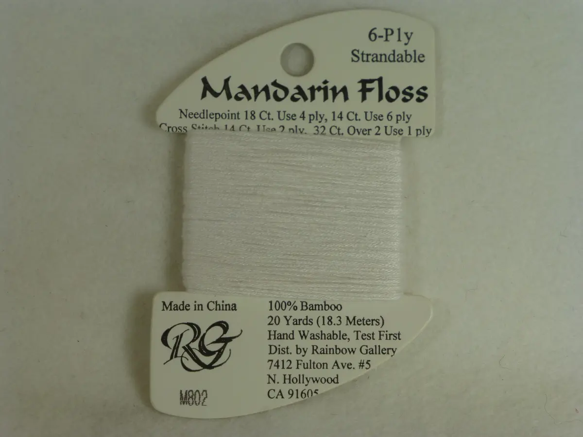 Mandarin Floss M802 White 1