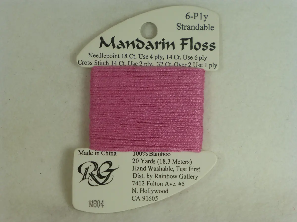 Mandarin Floss M804 Medium Raspberry 1