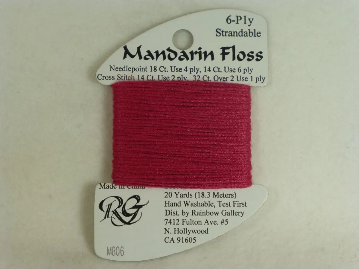 Mandarin Floss M806 Dark Dusty Rose 1