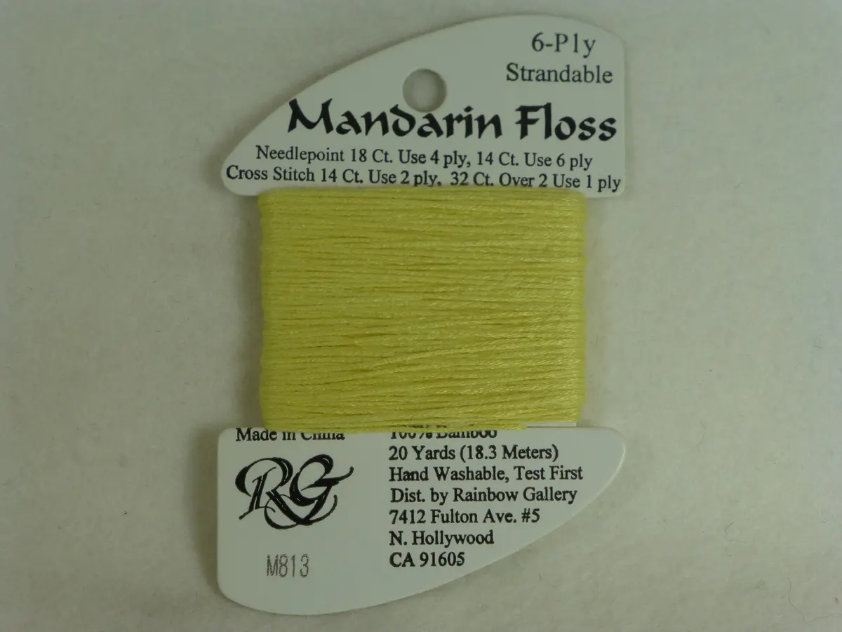 Mandarin Floss M813 Yellow 1